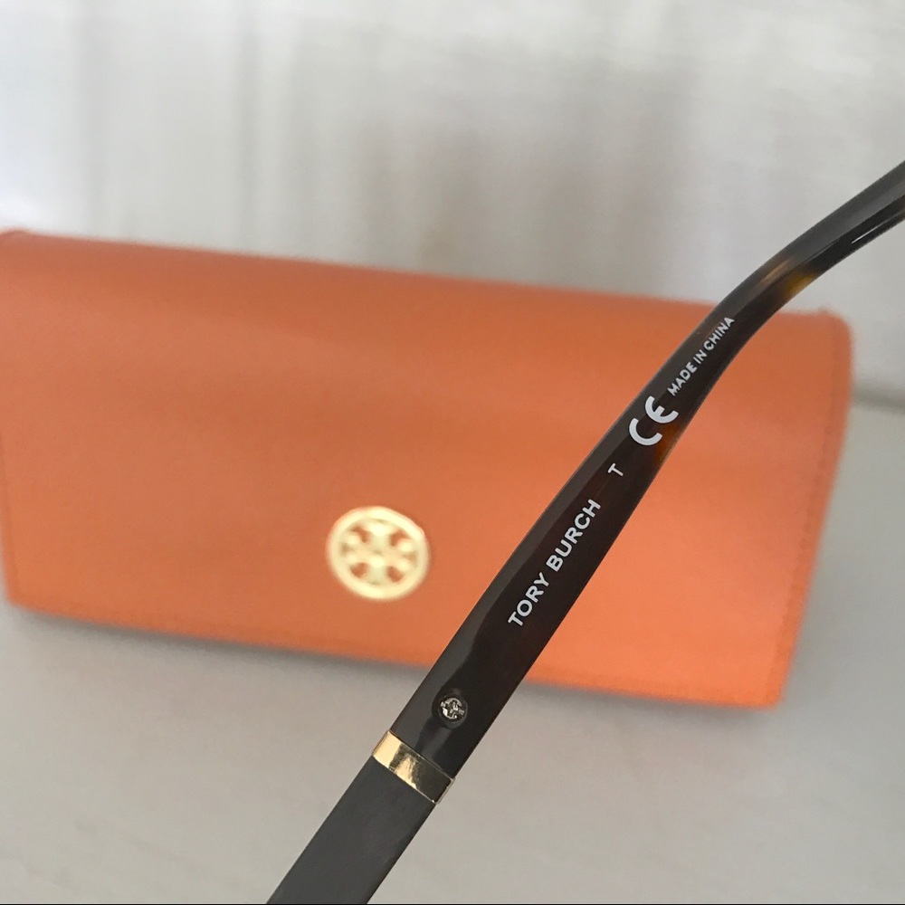 Tory Burch cat eye glasses dark bronze and brown - Picture 3 of 8